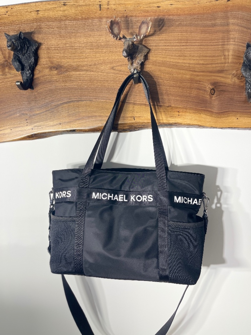 Michael Kors Black Logo Tote